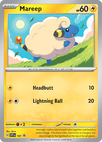 Mareep SV Black Star Promos Pokemon Card