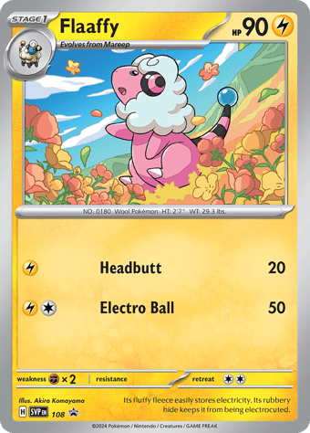 Flaaffy SV Black Star Promos Pokemon Card