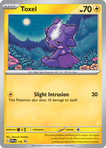 Toxel SV Black Star Promos Pokemon Card