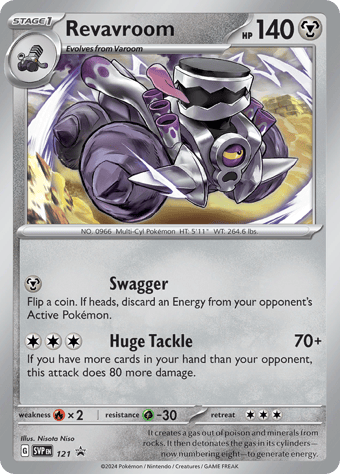 Revavroom SV Black Star Promos Pokemon Card