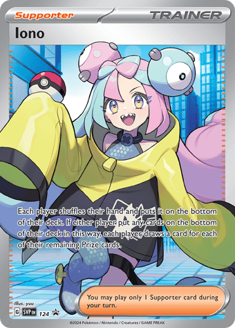 Iono SV Black Star Promos Pokemon Card