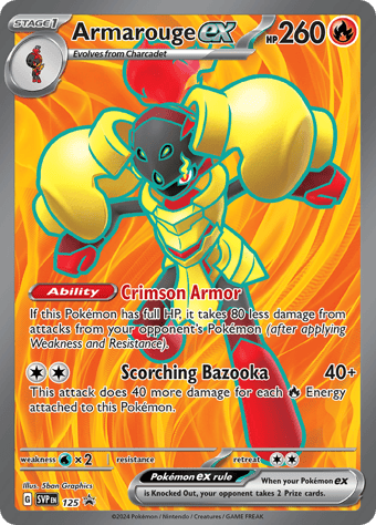 Armarouge EX SV Black Star Promos Pokemon Card