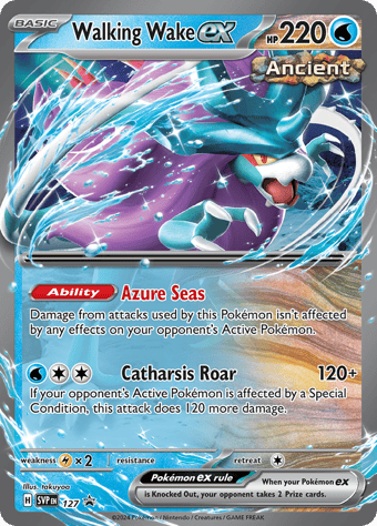 Walking Wake EX SV Black Star Promos Pokemon Card