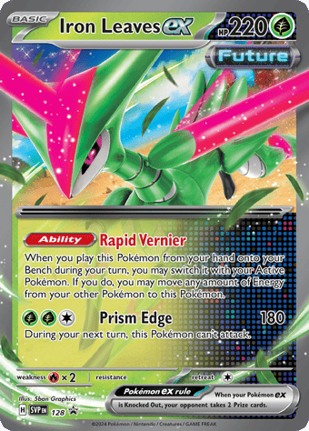 Iron Leaves EX SV Black Star Promos Pokemon Card
