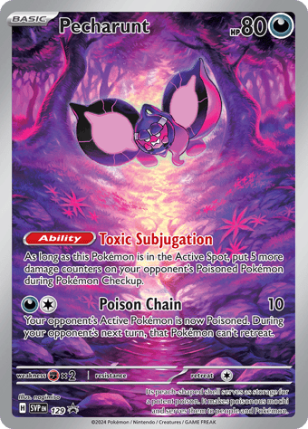 Pecharunt SV Black Star Promos Pokemon Card