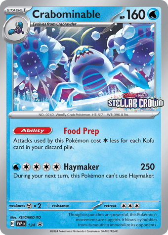 Crabominable SV Black Star Promos Pokemon Card
