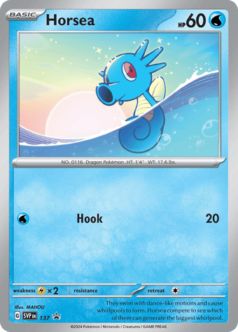 Horsea SV Black Star Promos Pokemon Card
