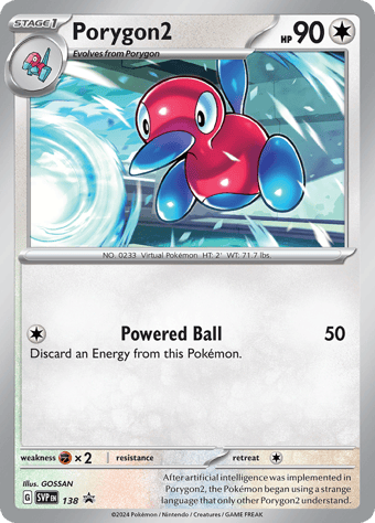 Porygon2 SV Black Star Promos Pokemon Card