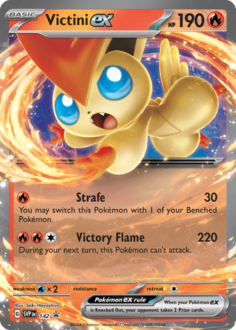 Victini EX SV Black Star Promos Pokemon Card