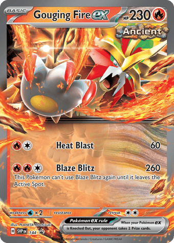 Gouging Fire SV Black Star Promos Pokemon Card