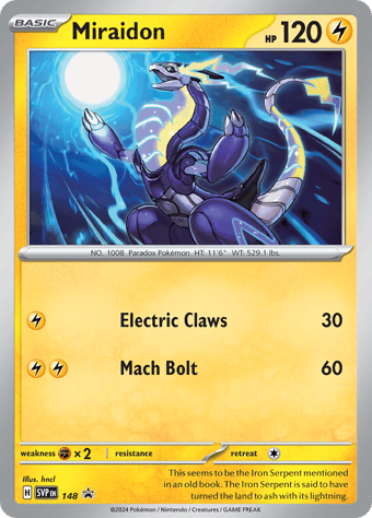 Miraidon SV Black Star Promos Pokemon Card