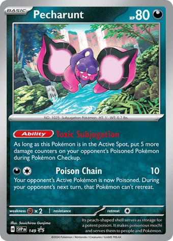 Pecharunt SV Black Star Promos Pokemon Card