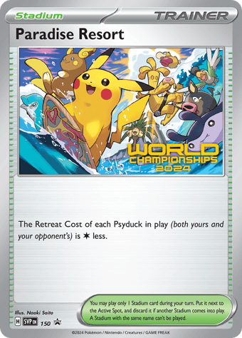 Paradise Resort SV Black Star Promos Pokemon Card