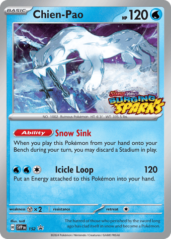 Chien-Pao SV Black Star Promos Pokemon Card
