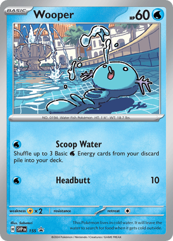 Wooper SV Black Star Promos Pokemon Card