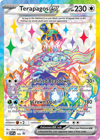 Terapagos EX SV Black Star Promos Pokemon Card