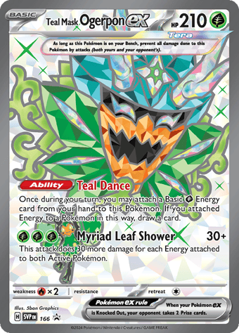 Teal Mask Ogerpon EX SV Black Star Promos Pokemon Card