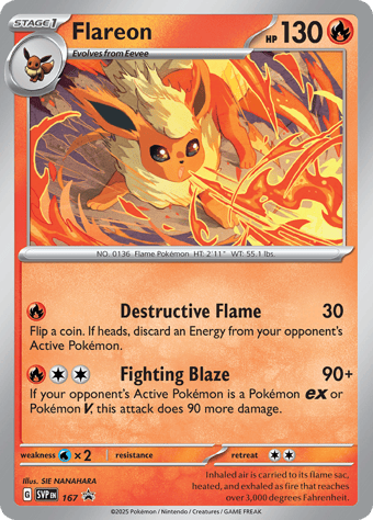 Flareon SV Black Star Promos Pokemon Card