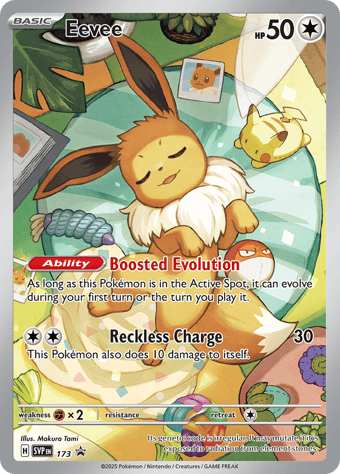 Eevee SV Black Star Promos Pokemon Card