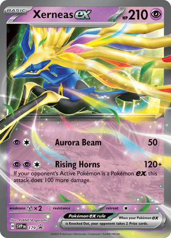 Xerneas EX SV Black Star Promos Pokemon Card