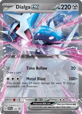 Dialga EX SV Black Star Promos Pokemon Card