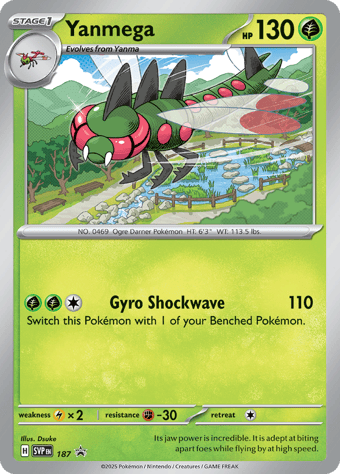Yanmega SV Black Star Promos Pokemon Card