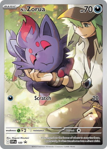 N's Zorua SV Black Star Promos Pokemon Card
