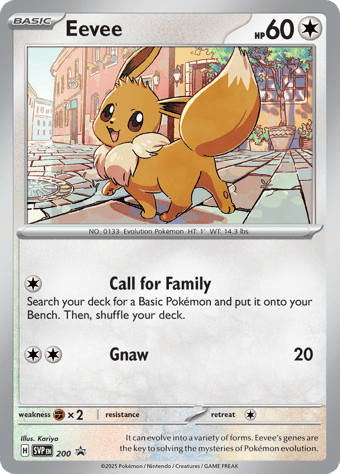 Eevee SV Black Star Promos Pokemon Card