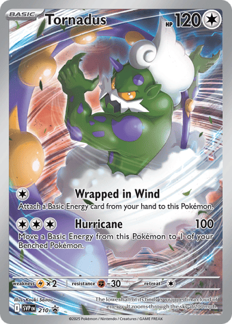 Tornadus SV Black Star Promos Pokemon Card