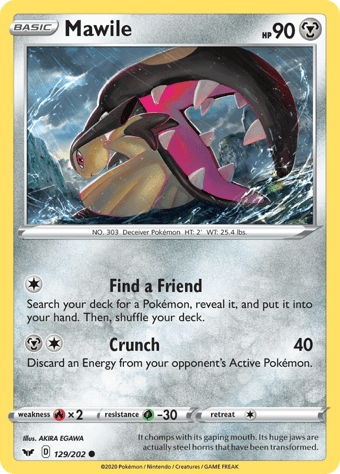 Mawile Sword & Shield Pokemon Card