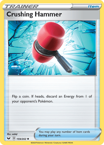 Crushing Hammer Sword & Shield Pokemon Card
