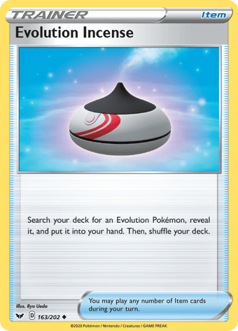 Evolution Incense Sword & Shield Pokemon Card