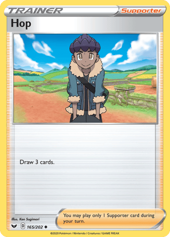 Hop Sword & Shield Pokemon Card