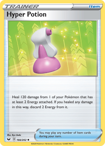 Hyper Potion Sword & Shield Pokemon Card