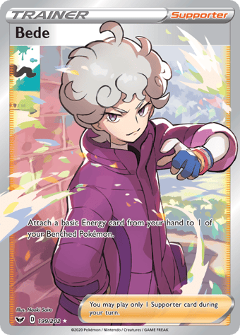 Bede Sword & Shield Pokemon Card