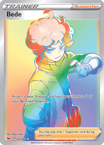 Bede Sword & Shield Pokemon Card