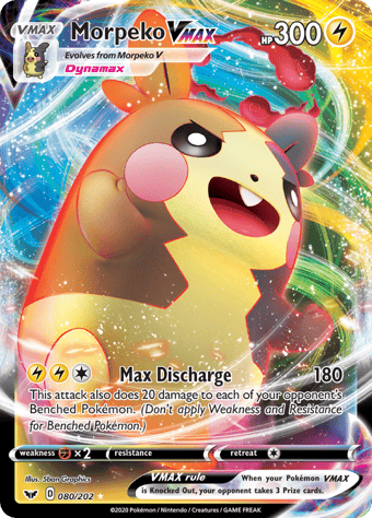 Morpeko VMAX Sword & Shield Pokemon Card