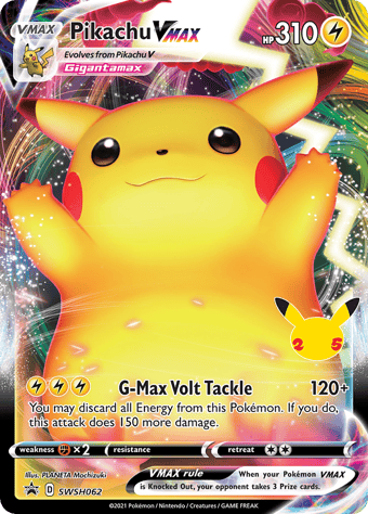 Pikachu VMAX SWSH Black Star Promos Pokemon Card