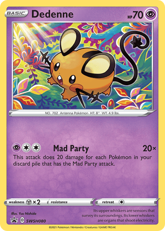 Dedenne SWSH Black Star Promos Pokemon Card