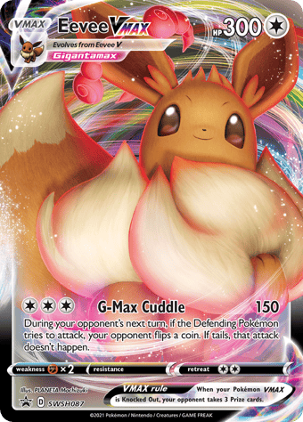 Eevee VMAX SWSH Black Star Promos Pokemon Card