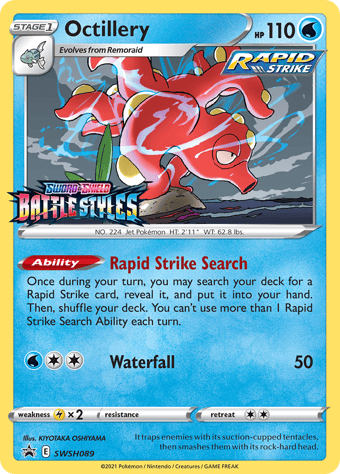 Octillery SWSH Black Star Promos Pokemon Card
