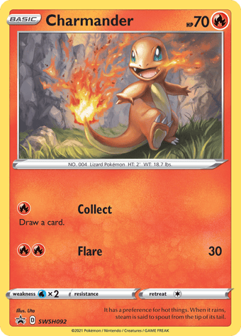 Charmander SWSH Black Star Promos Pokemon Card