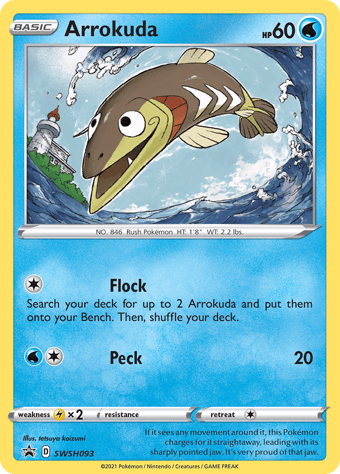 Arrokuda SWSH Black Star Promos Pokemon Card