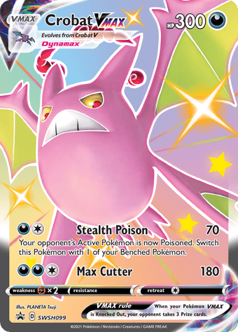 Crobat VMAX SWSH Black Star Promos Pokemon Card