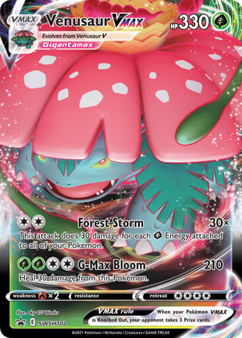 Venusaur VMAX SWSH Black Star Promos Pokemon Card