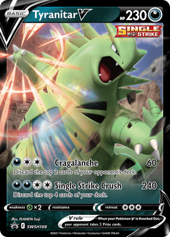 Tyranitar V SWSH Black Star Promos Pokemon Card