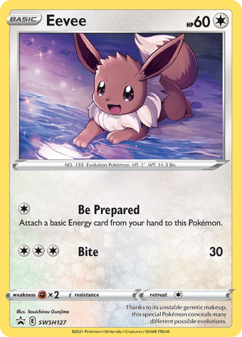 Eevee SWSH Black Star Promos Pokemon Card