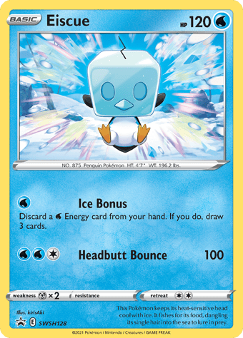 Eiscue SWSH Black Star Promos Pokemon Card