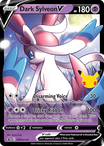 Dark Sylveon V SWSH Black Star Promos Pokemon Card