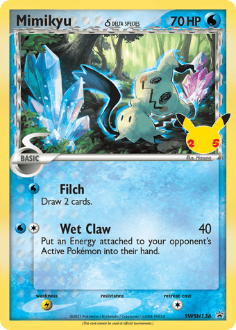 Mimikyu SWSH Black Star Promos Pokemon Card